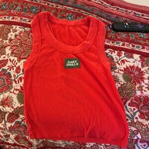 Daily drills ribbed logo tee